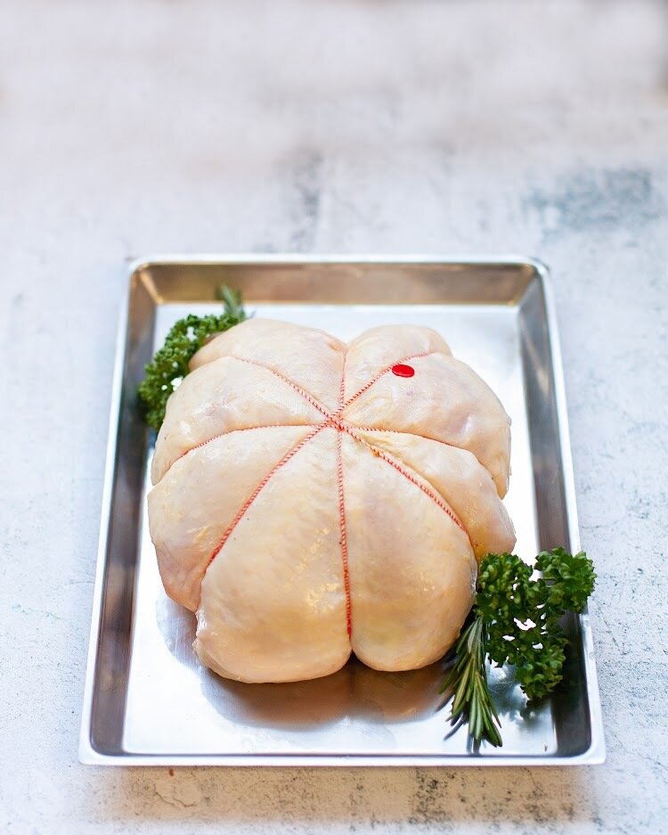 Boned,rolled and stuffed Large Chicken