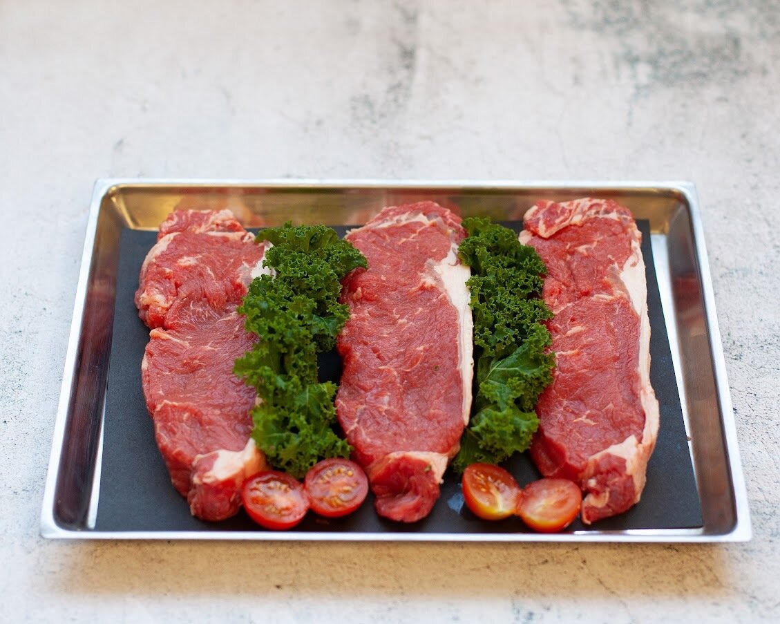 3 Striploin Steaks