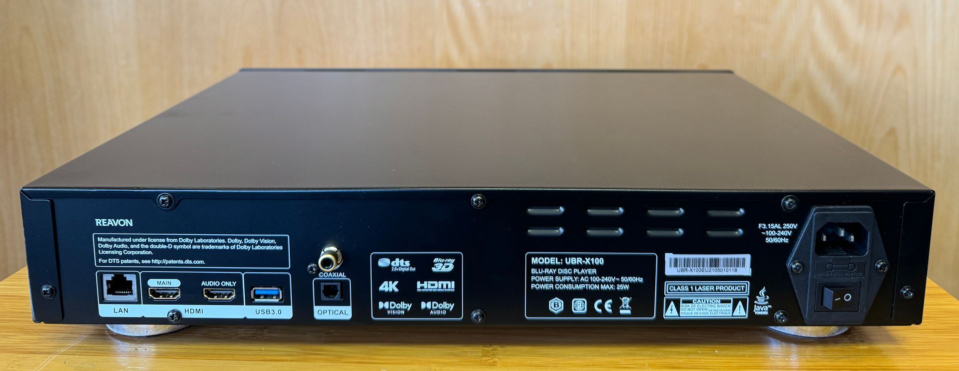 Reavon UBRX100 4k Blu Ray Player