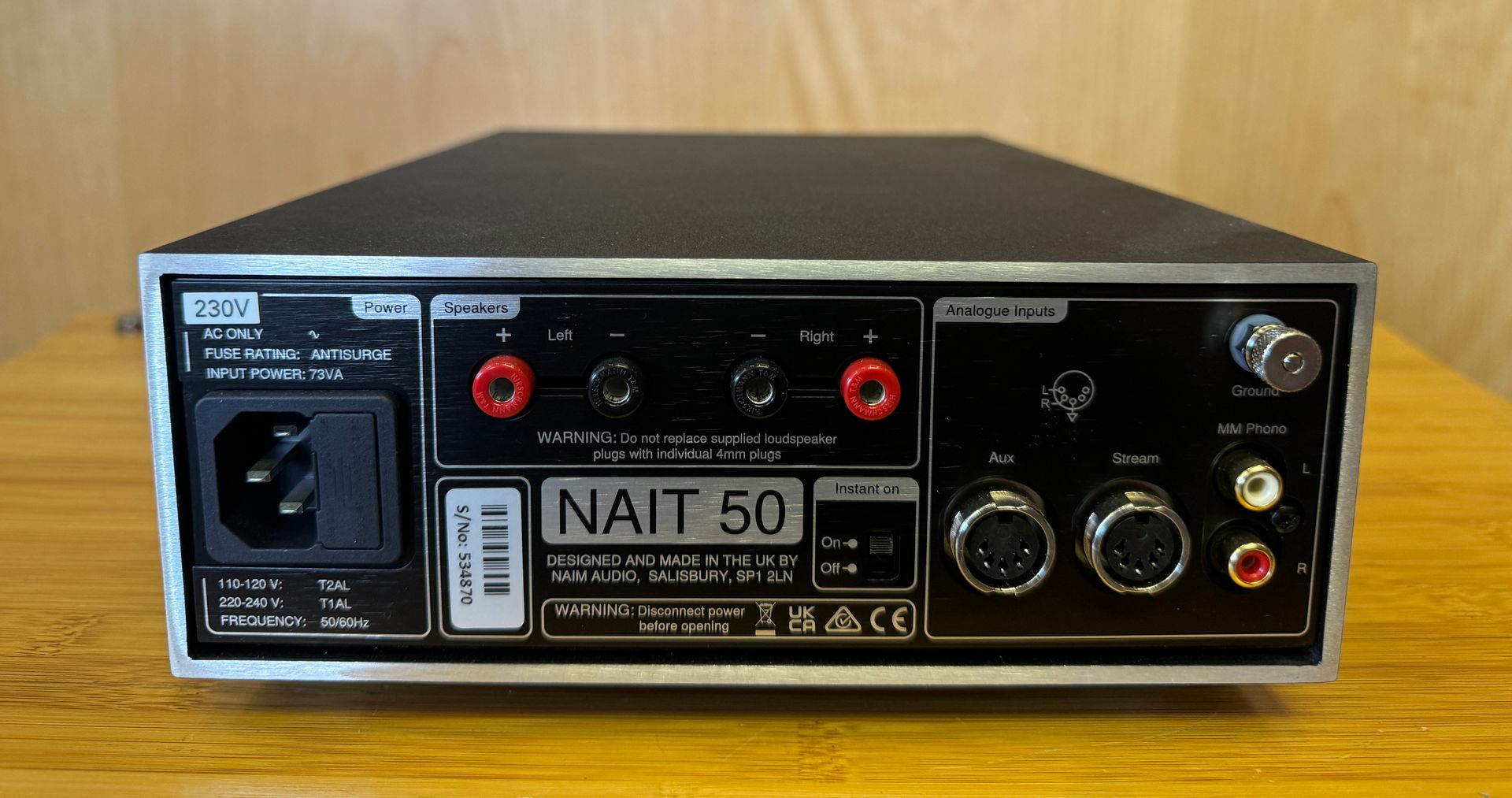 Naim Audio Nait 50 Integrated Amplifier