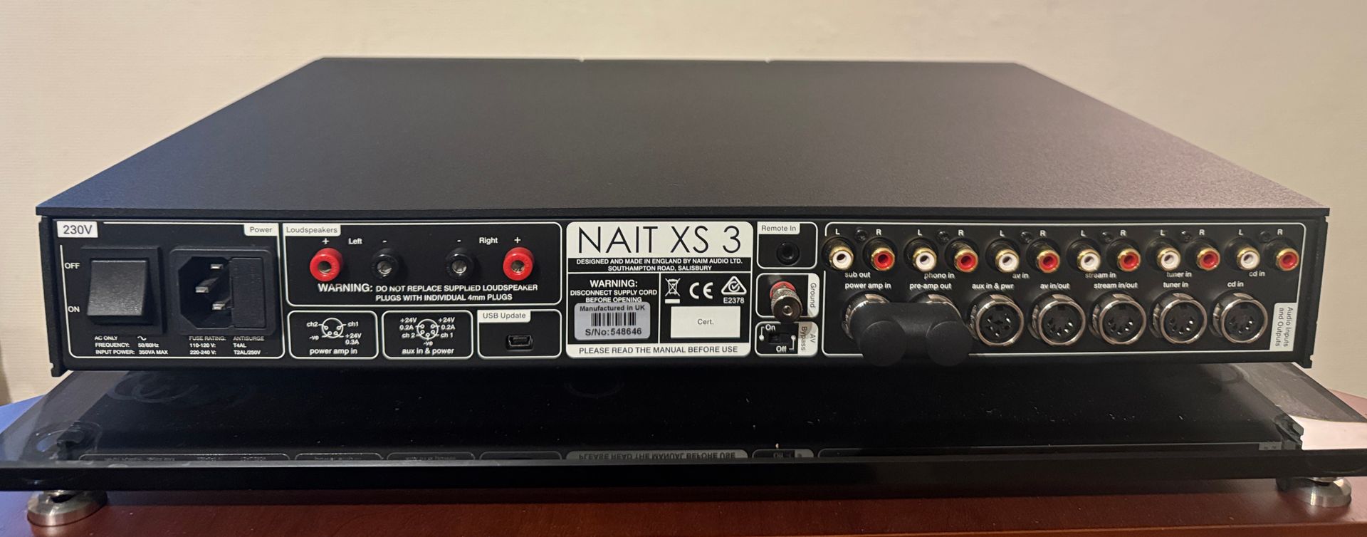 Naim Audio Nait XS3 Integrated Amplifier
