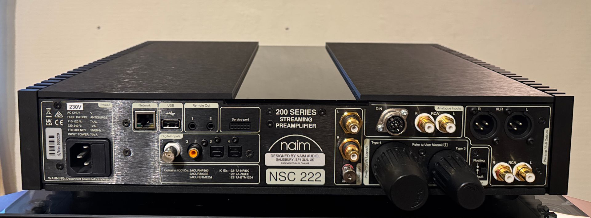 Naim Audio NSC222 Streamer Preamplifier