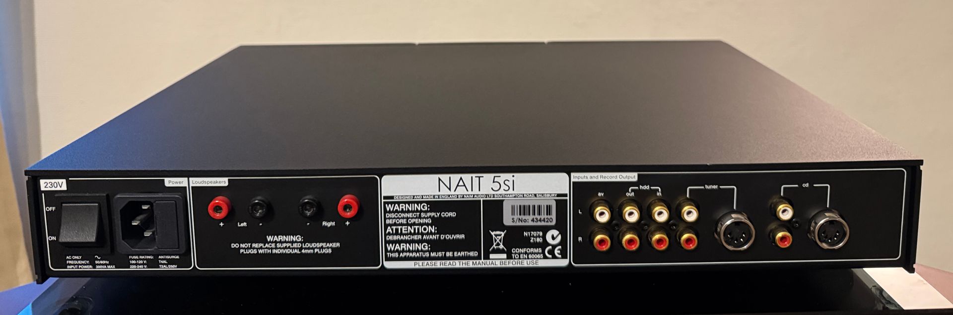 Naim Audio Nait 5SI Integrated Amplifier