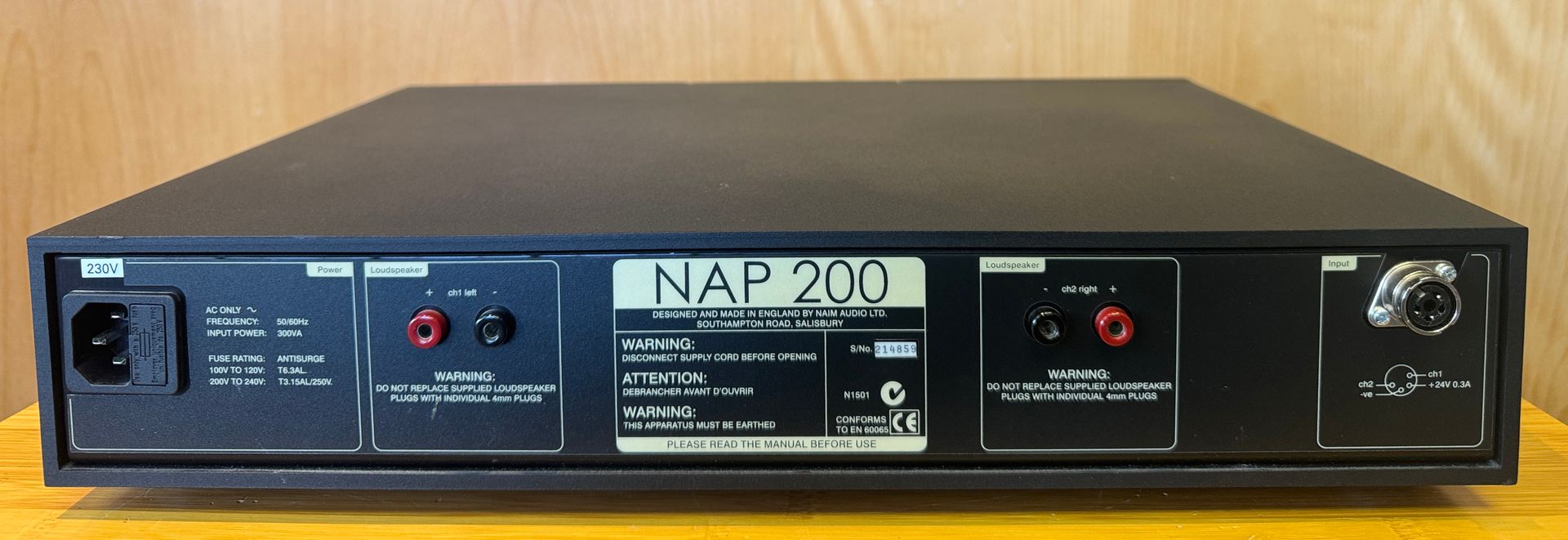 Naim Audio NAP200 Power Amplifier