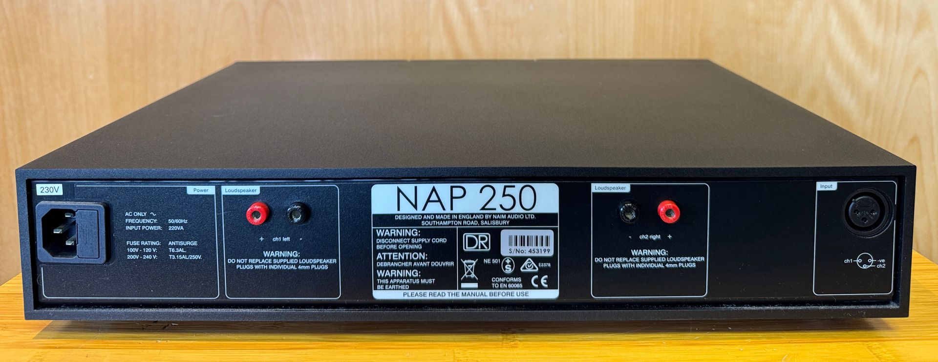 Naim Audio NAP250DR Power Amplifier