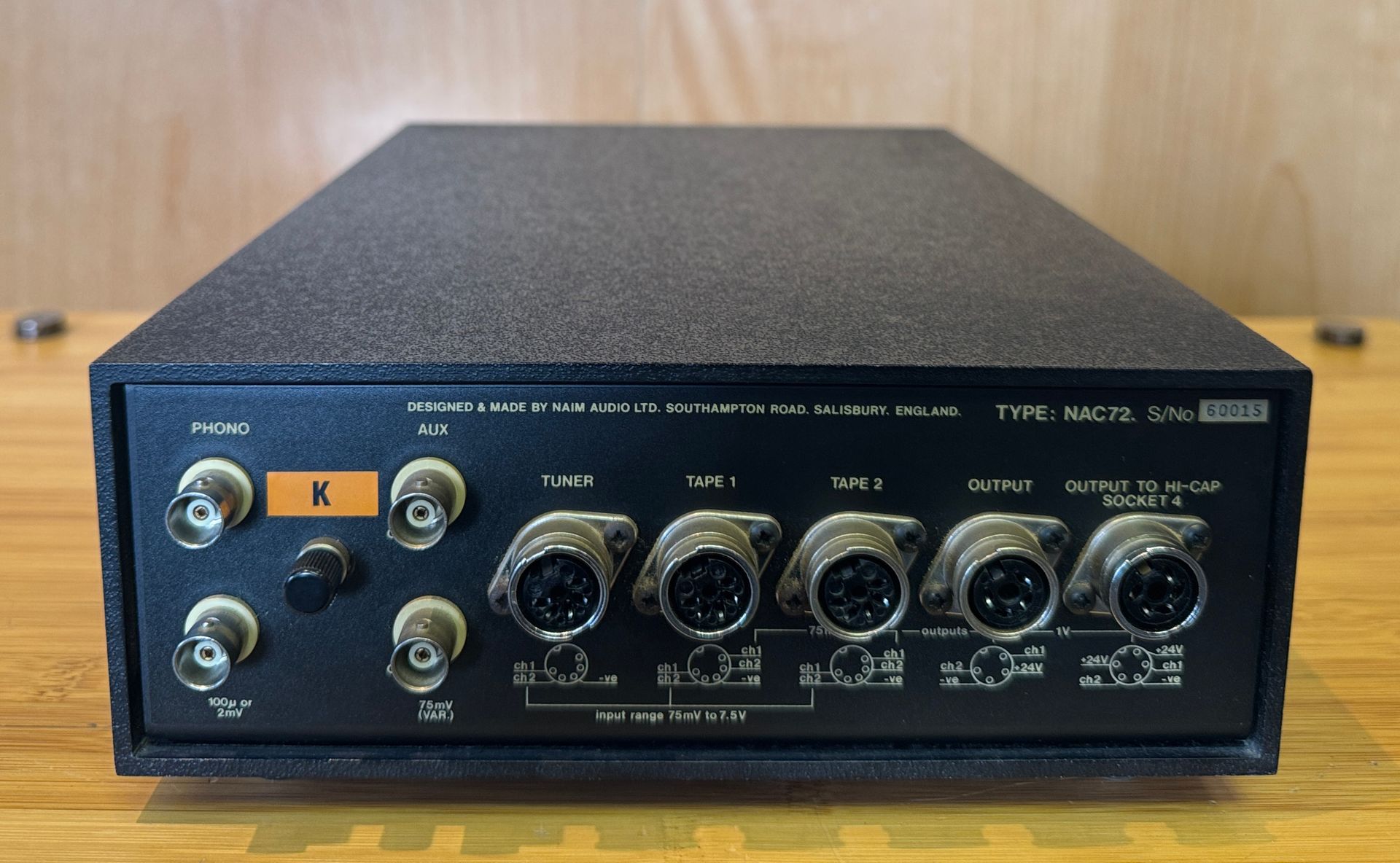 Naim Audio NAC72 Preamplifier