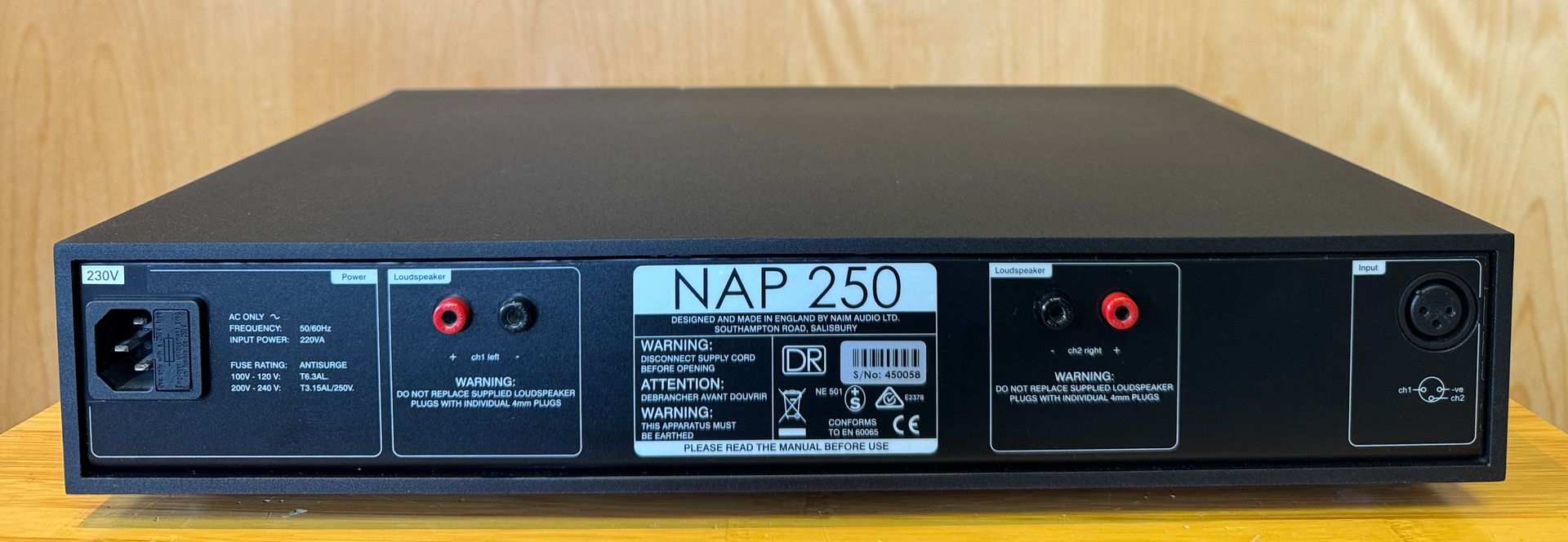 Naim Audio NAP250DR Power Amplifier 058