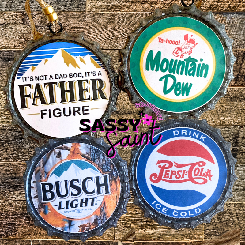 Bottle Cap Car Freshener