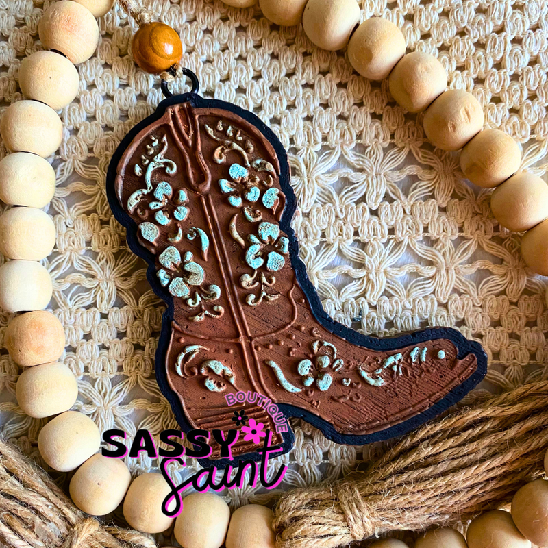 Cowboy Boot Car Freshener
