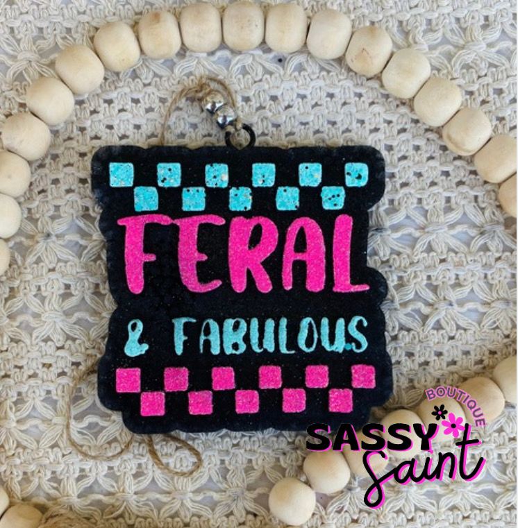 Feral &amp; Fabulous Car Freshener