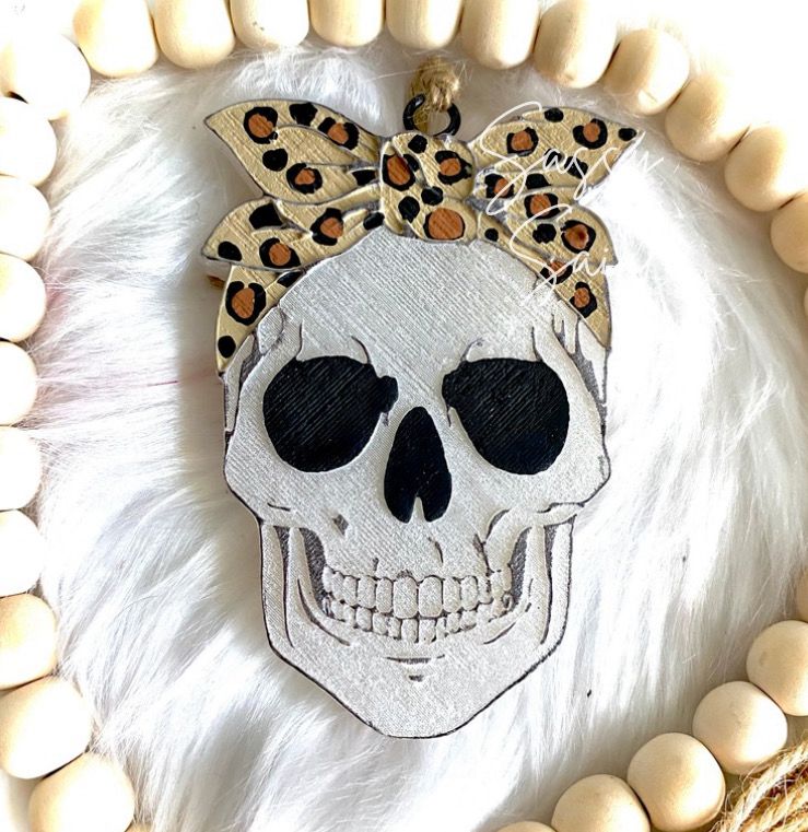 Sassy Skull Car Freshener