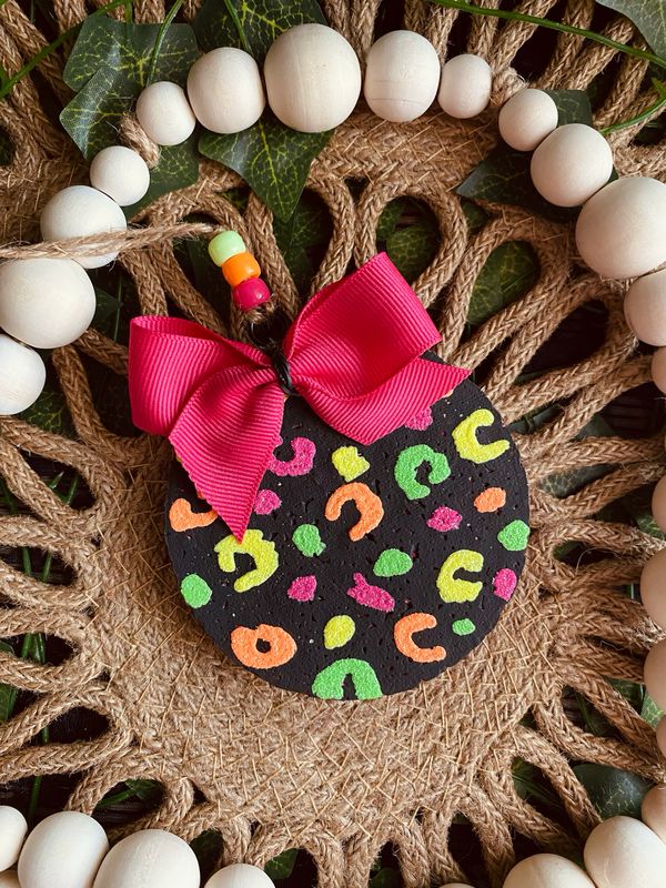 Simple Cheetah Car Freshener