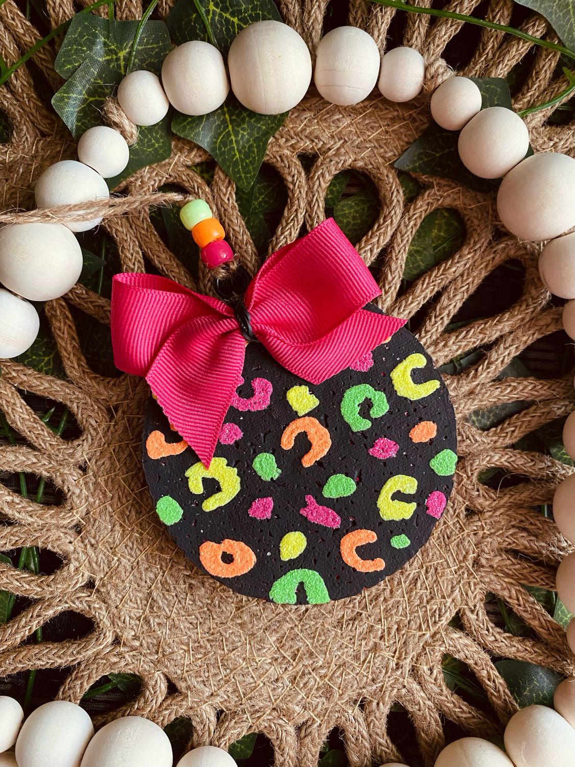 Simple Cheetah Car Freshener