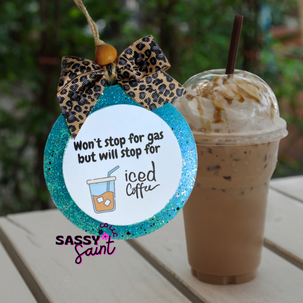 Will Stop Iced Coffee Car Freshener