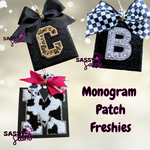 Monogram Patch Car Freshener