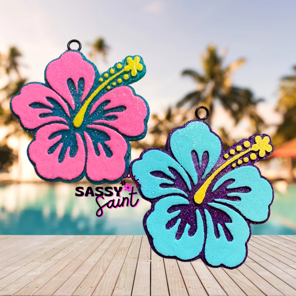 Hibiscus Car Freshener