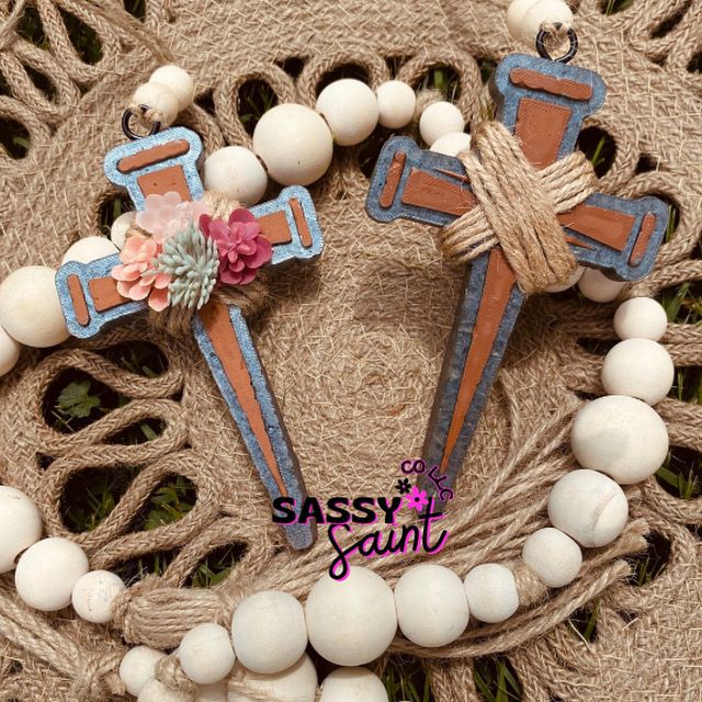 Nail Grace Cross Car Freshener
