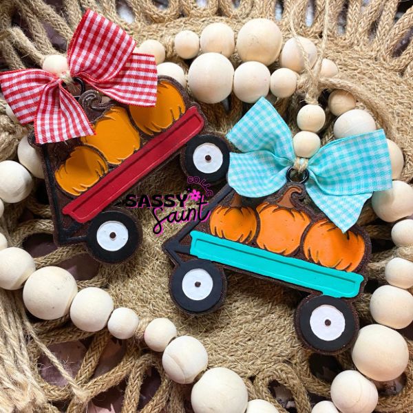 Pumpkin Wagon Car Freshener