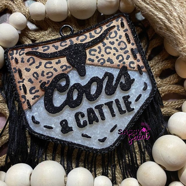 Coors &amp; Cattle Pocket Car Freshener