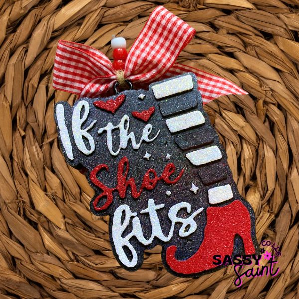 If The Shoe Fits Witch Boot Car Freshener