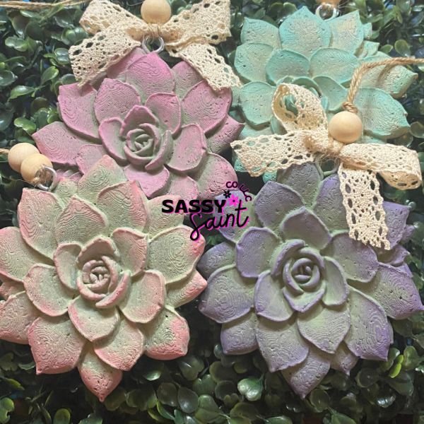 Succulent Car Freshener