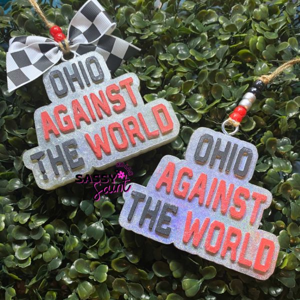 OHIO Against The World Car Freshener