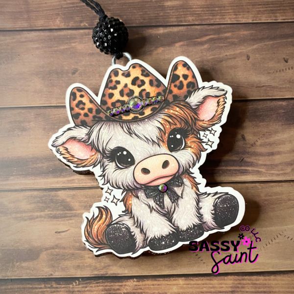 Miss Priss The Cow Car Freshener
