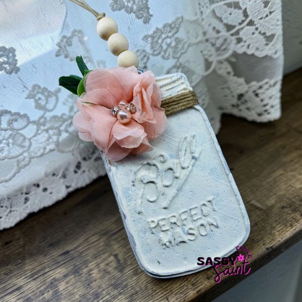 Vintage Mason Jar Car Freshener