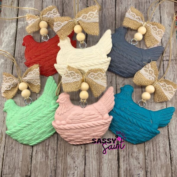 Hen On A Nest Freshie