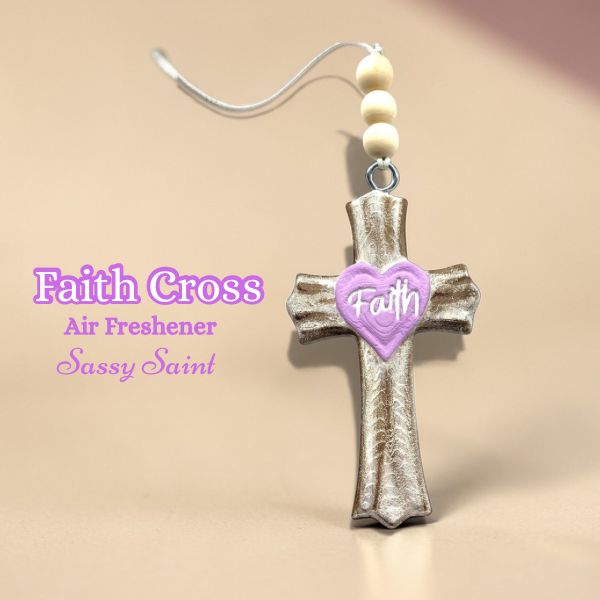3D Faith Cross Freshie