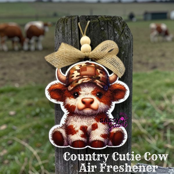 Country Cutie Cow Freshie