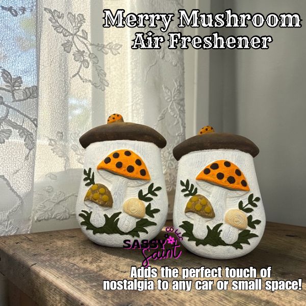 Merry Mushroom Canister Freshie