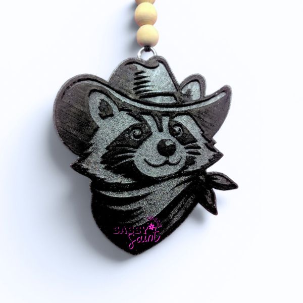 Cowboy Raccoon Freshie
