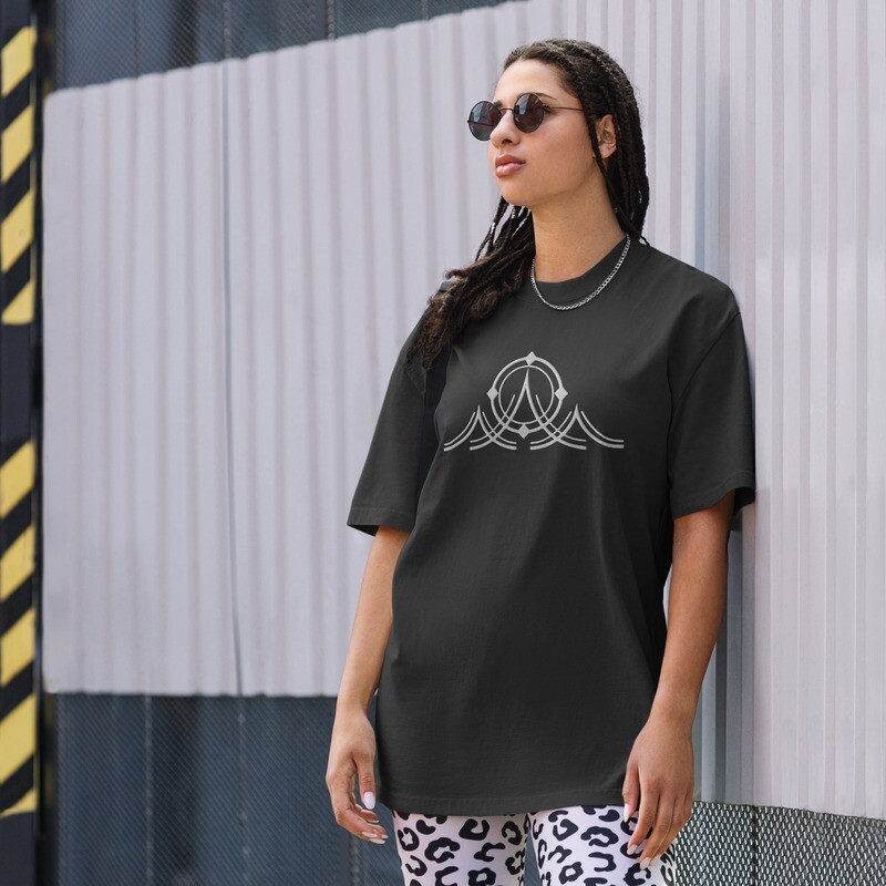 Create the Rules Logo Oversized faded t-shirt
