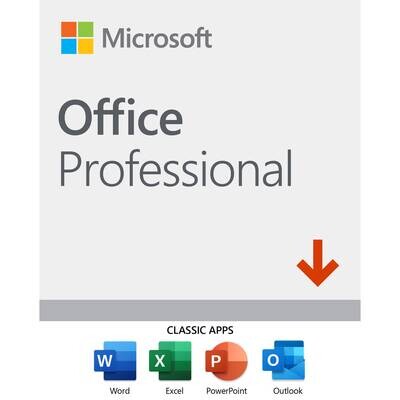 Office Professional 2019 - 1 License - Official Download 32 - 64 bit