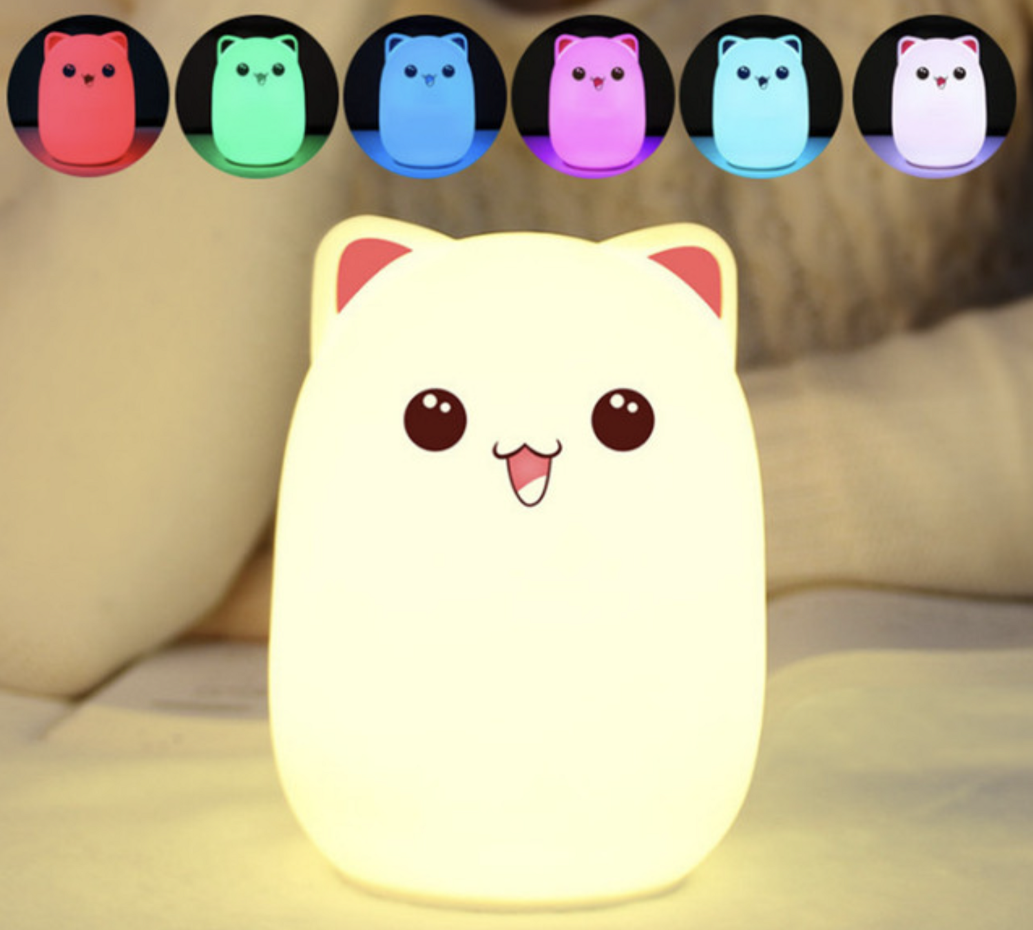 Cat LED Night Light