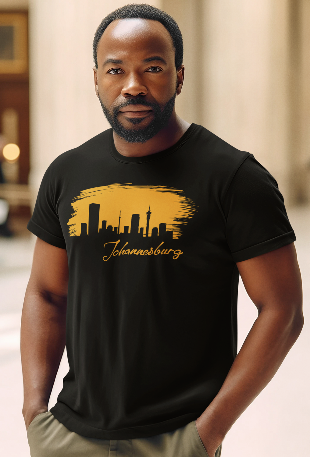 JHB Skyline Brushstroke