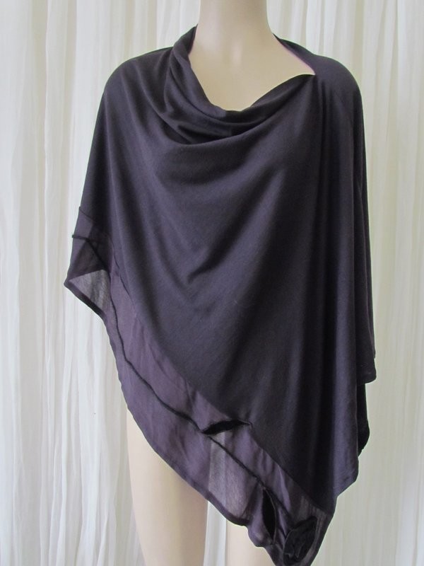 Aubegine Merino Shawl
