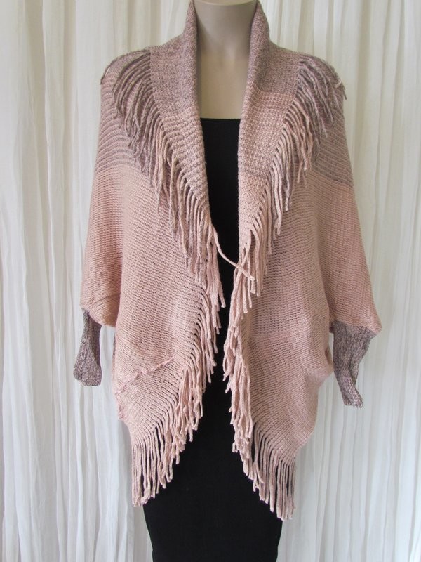 Blush Marl Knit Jacket