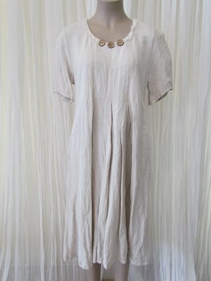 Natural Linen Dress