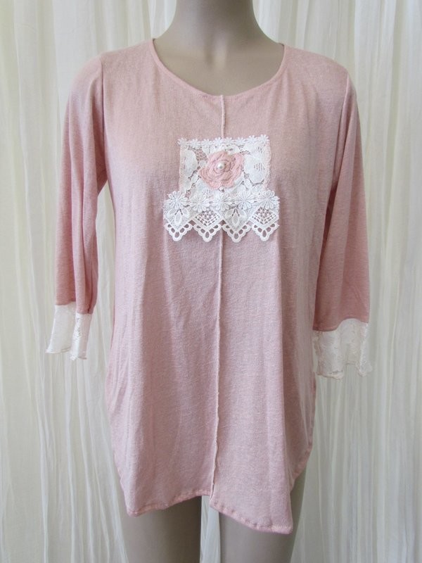 Blush Lace Top