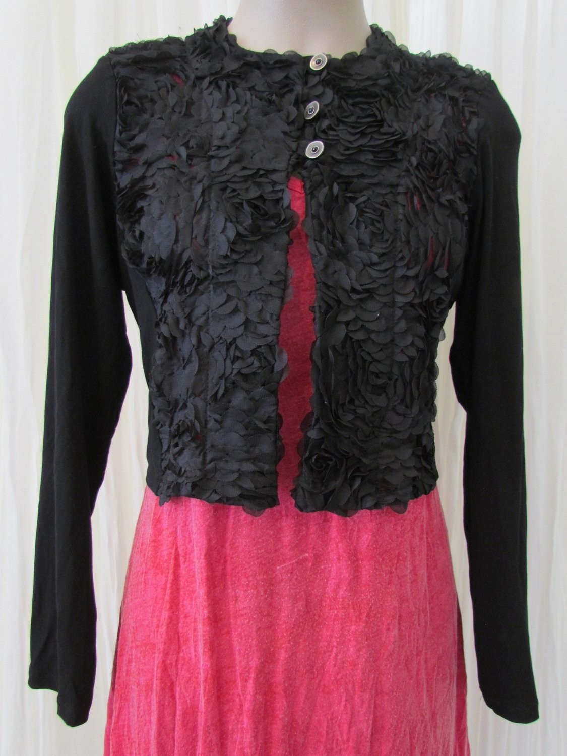 Black Rosette Jacket