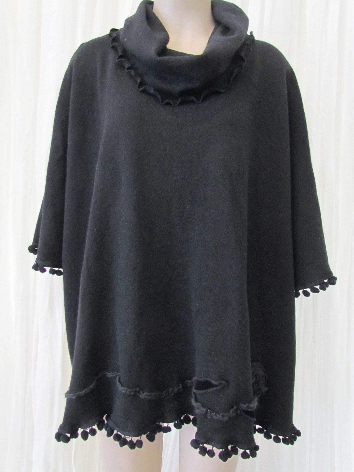 Black Wool Top