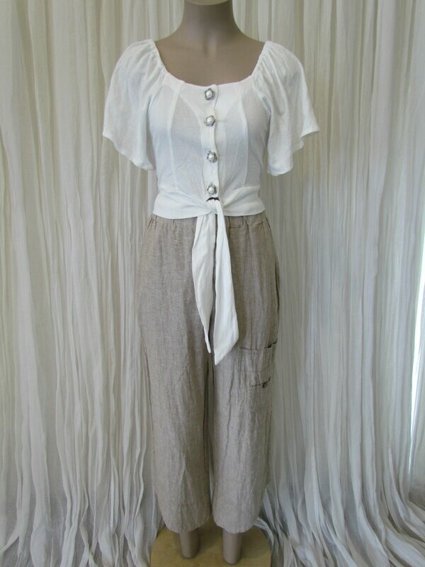 White Cotton Top