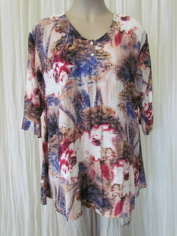 Pink Floral Top