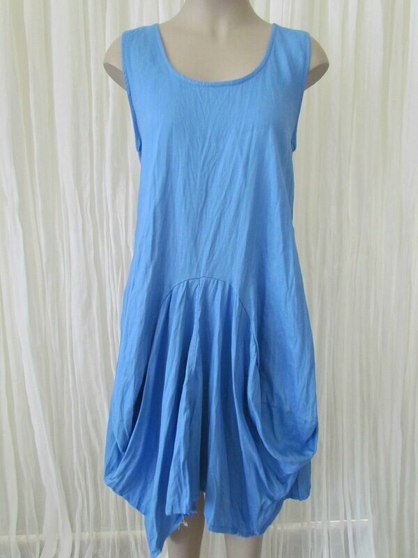Cornflour  Linen Dress