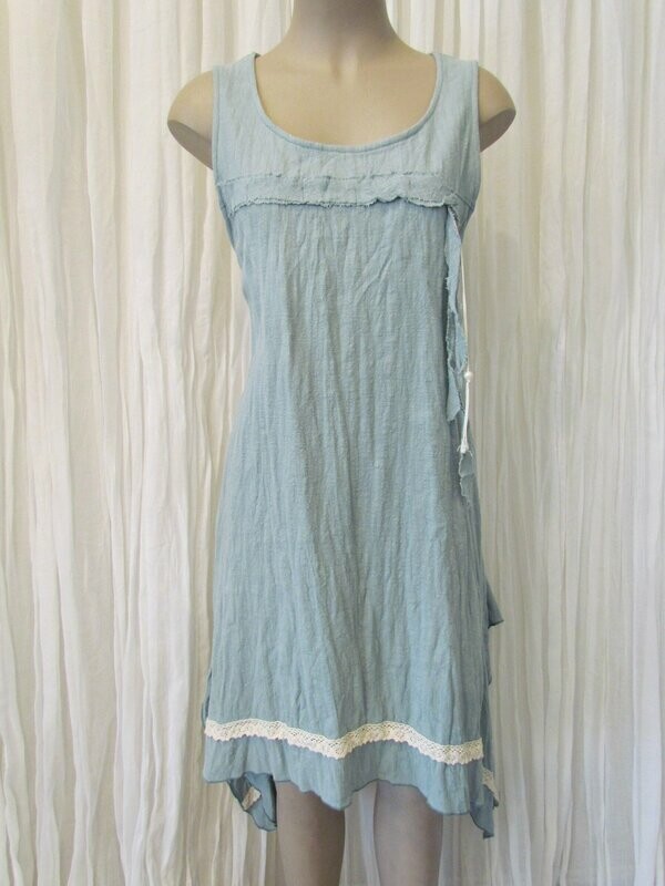 Duckegg Linen Dress
