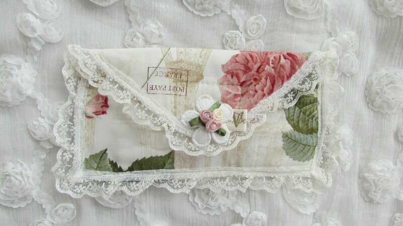 Pink French Padded Sunglass Case