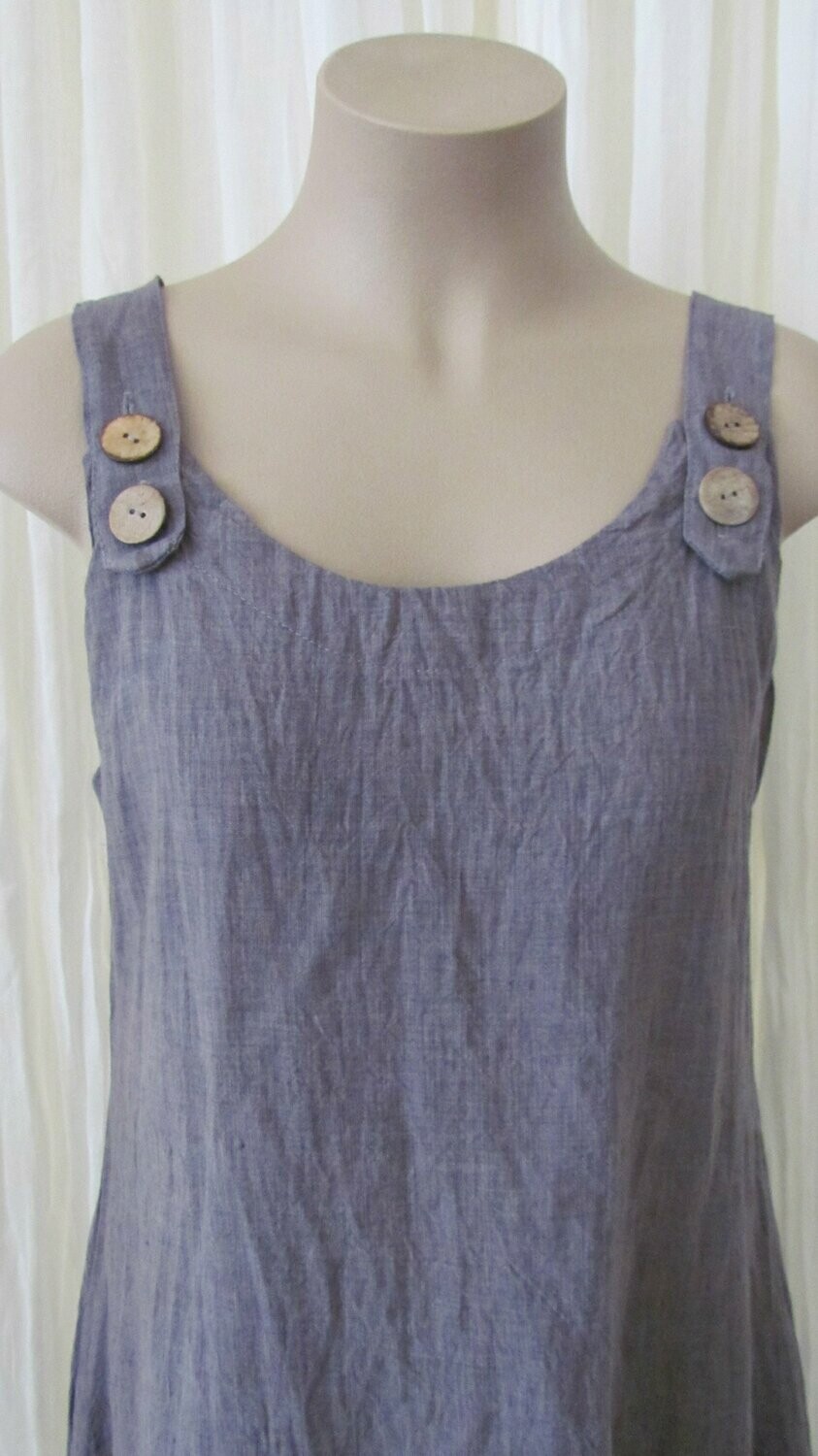 Mauve Linen Dress