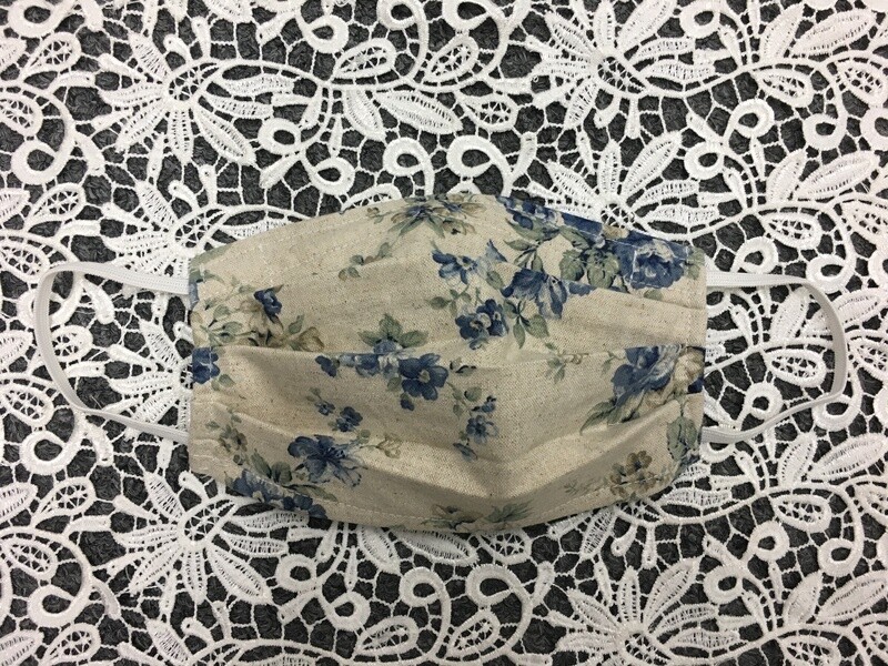 Blue Flower Mask